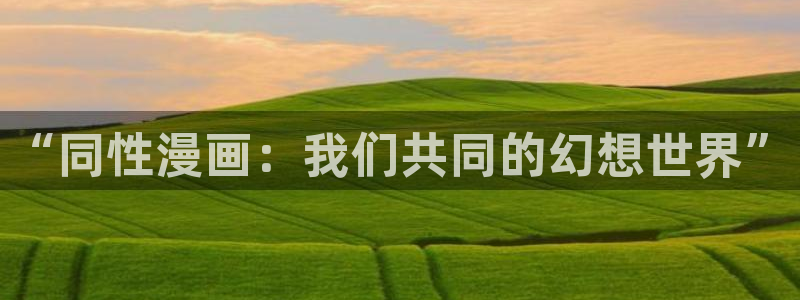 贝勒漫画在线免费看：“同性漫画：我们共同的幻想世界”